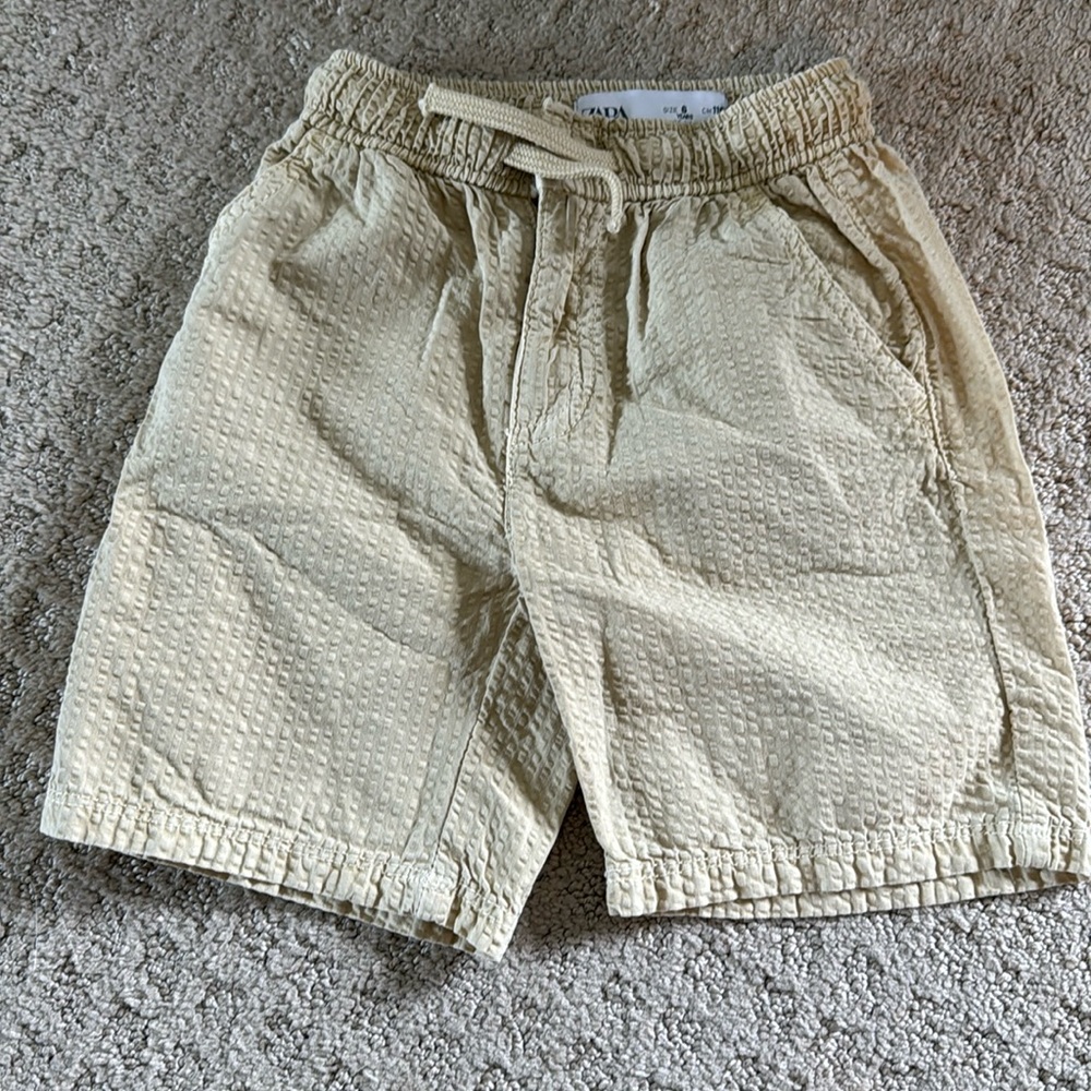Zara Boys Kids Size 6 Shorts NWOT never worn 100% cotton